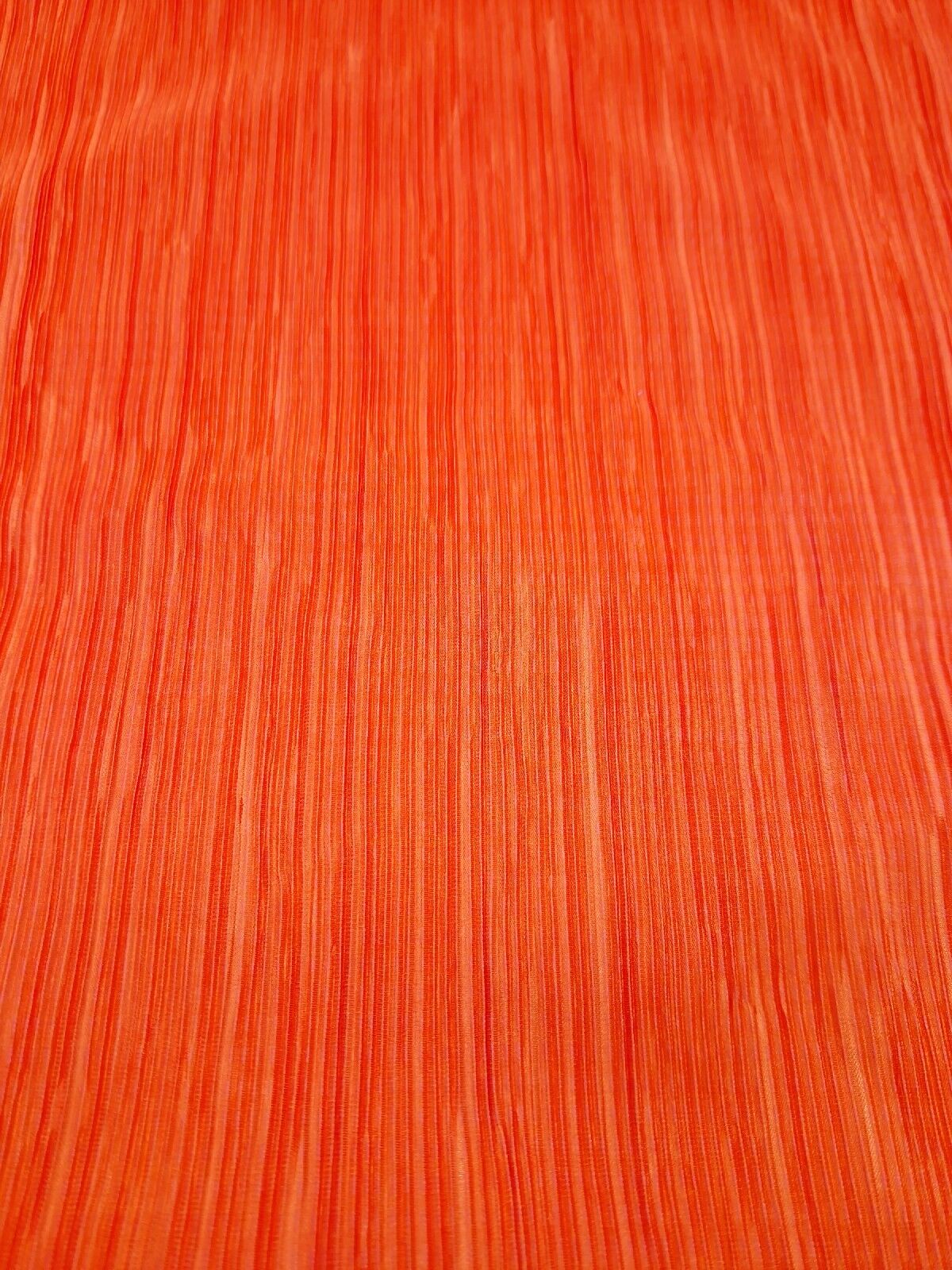 Orange Plisse Fabric - T9 Fabrics