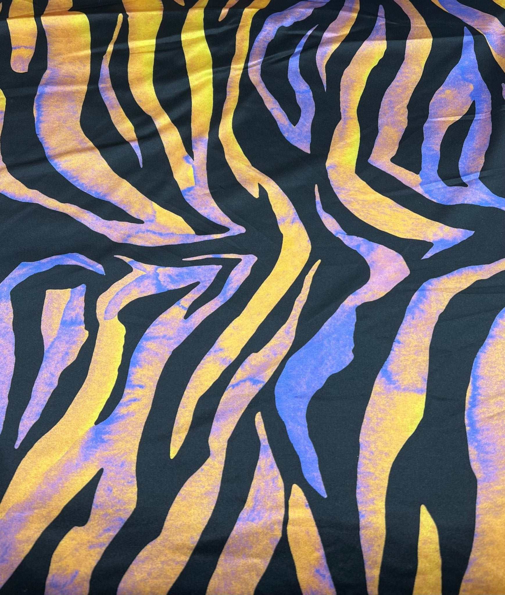 Orange Purple Animal Swimwear / Sportswear Fabric - T9 Fabrics