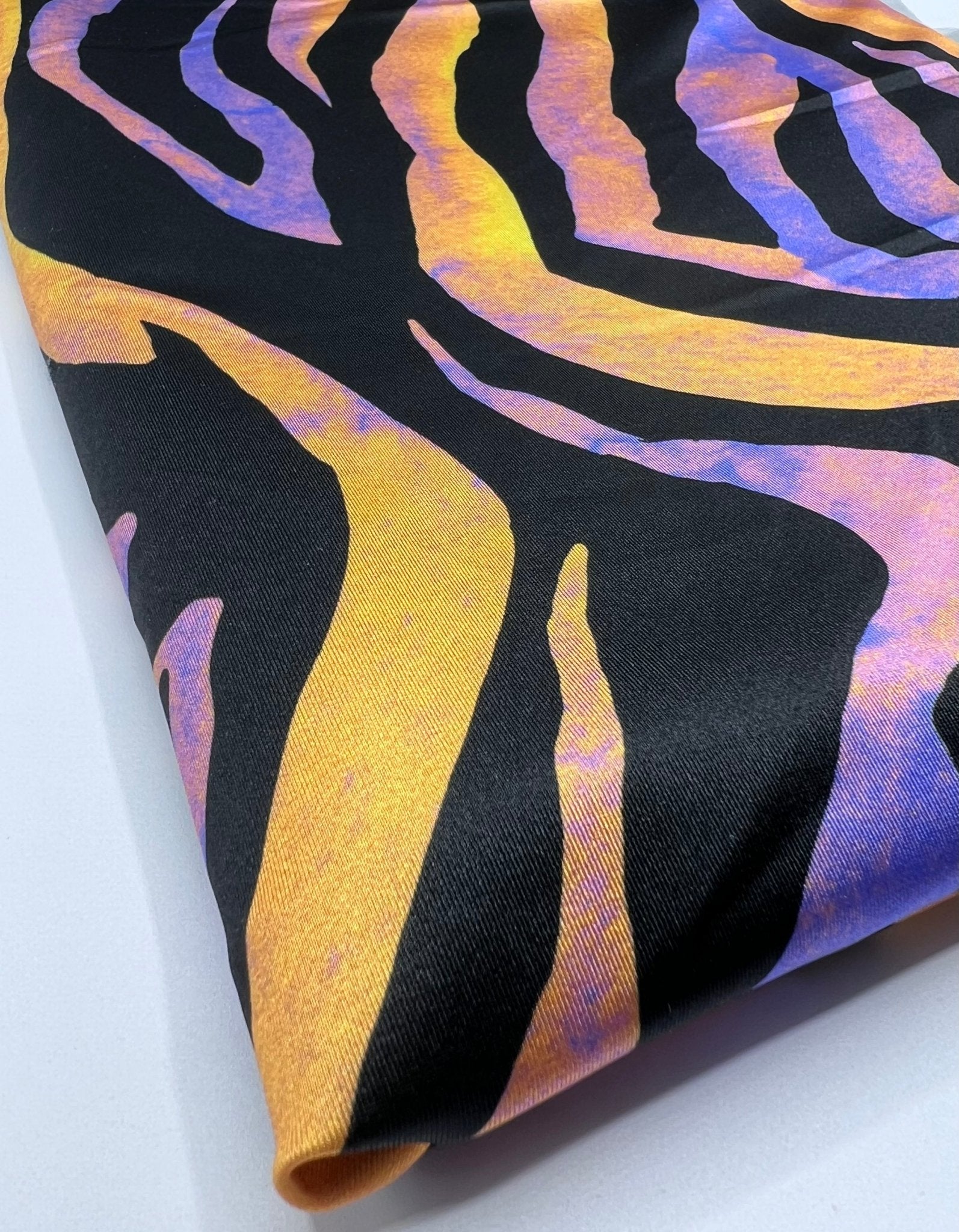 Orange Purple Animal Swimwear / Sportswear Fabric - T9 Fabrics