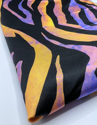 Orange Purple Animal Swimwear / Sportswear Fabric - T9 Fabrics