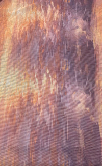 Orange Purple Mix Print Mesh Fabric Stretch - T9 Fabrics