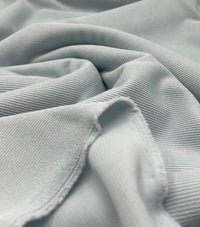 Pale Blue Thick Fine Rib Stretch Fabric - T9 Fabrics