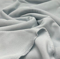 Pale Blue Thick Fine Rib Stretch Fabric - T9 Fabrics