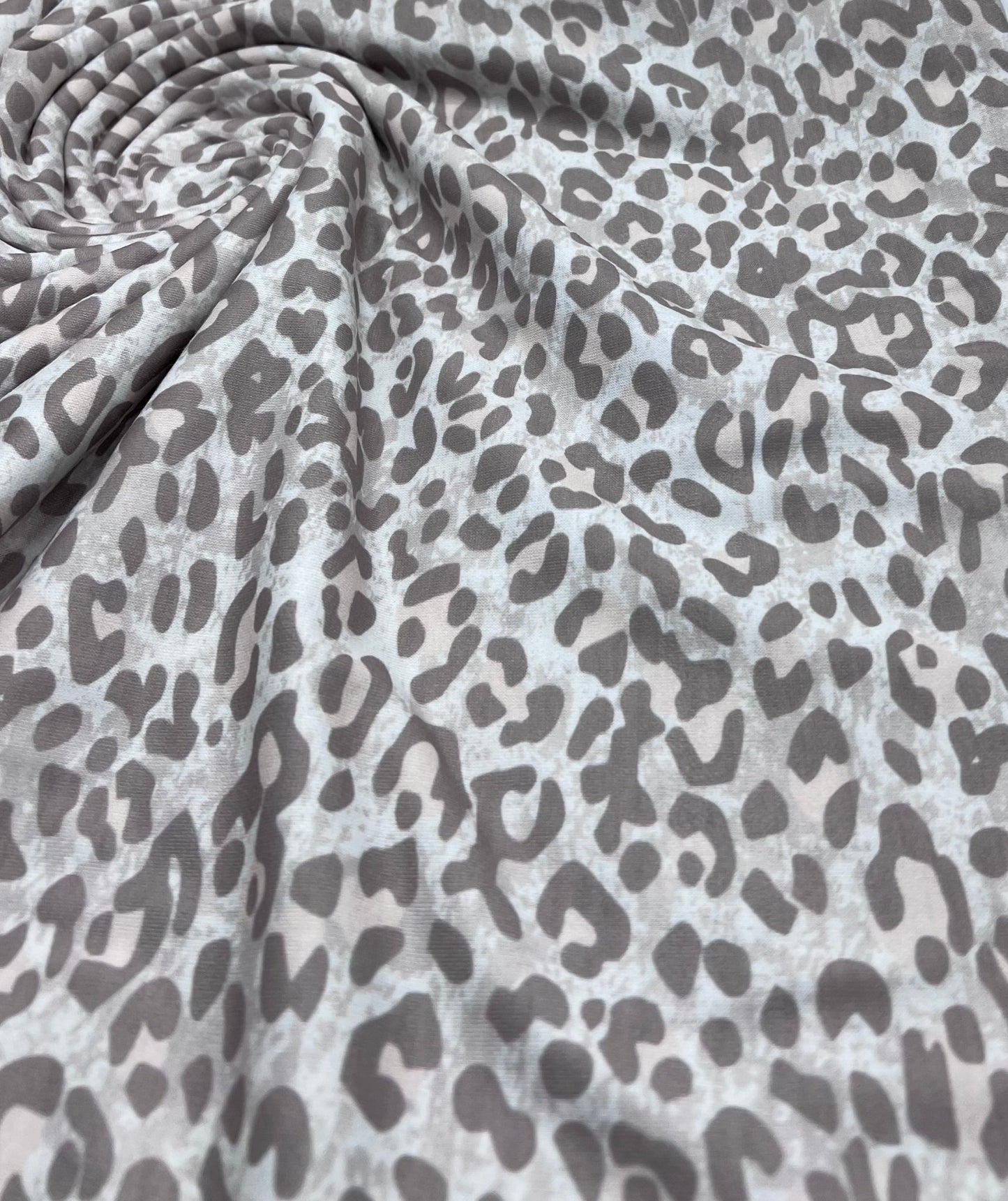 Pale Fade Animal Print Spun Poly Stretch Fabric - T9 Fabrics