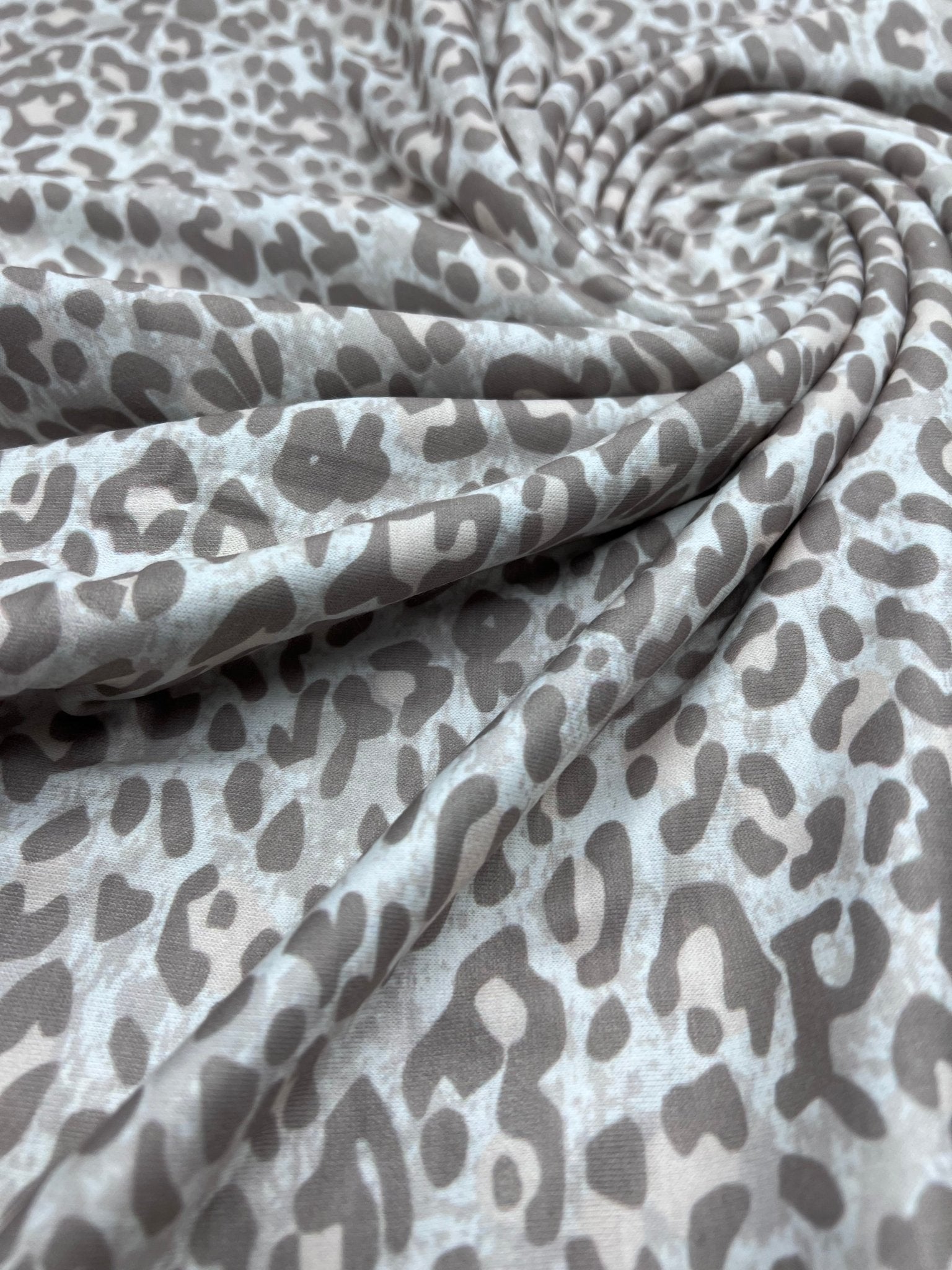 Pale Fade Animal Print Spun Poly Stretch Fabric - T9 Fabrics