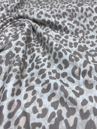 Pale Fade Animal Print Spun Poly Stretch Fabric - T9 Fabrics