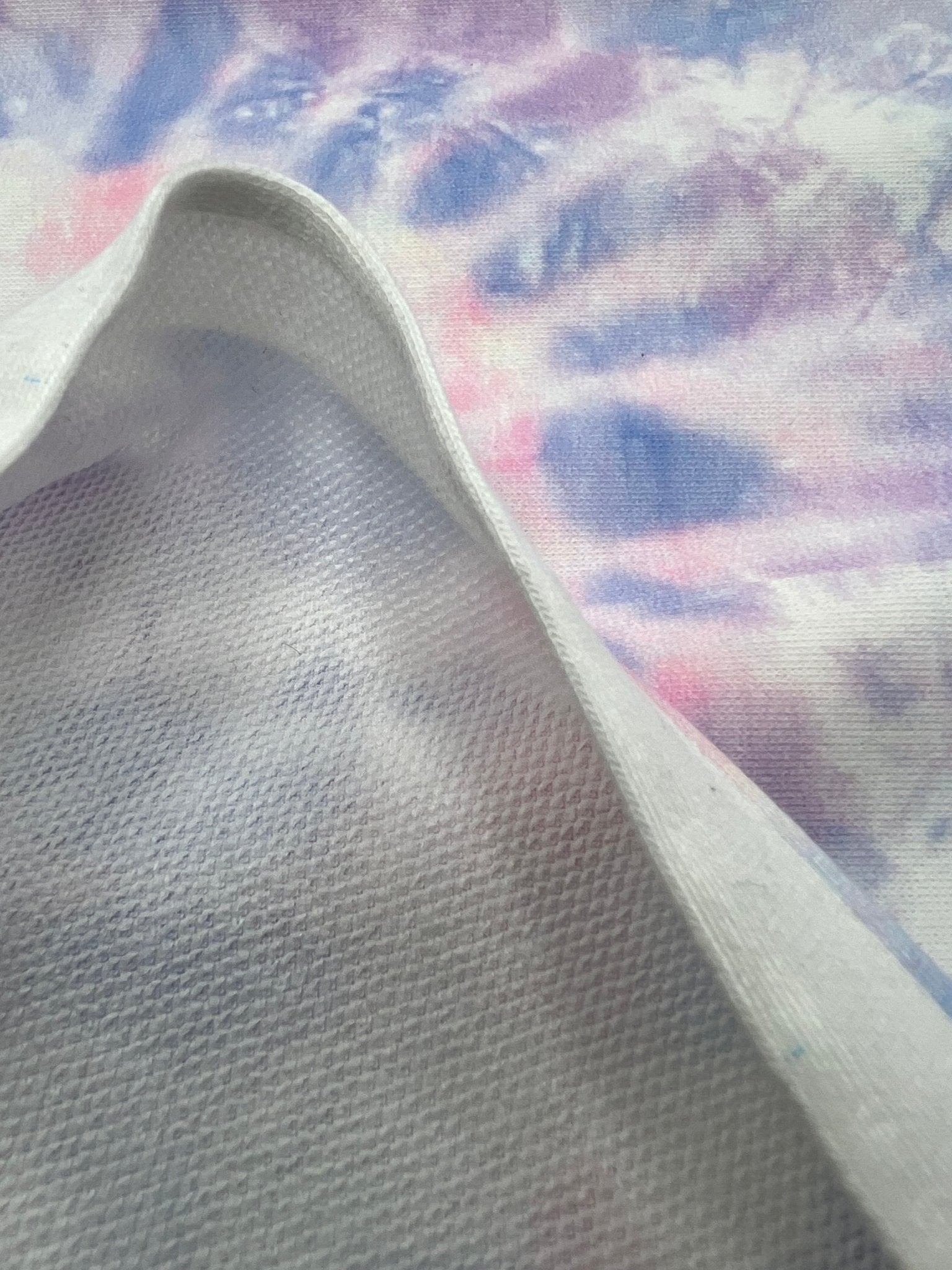 Pastel Mix Tie Dye French Terry Stretch Loopback Fabric - T9 Fabrics