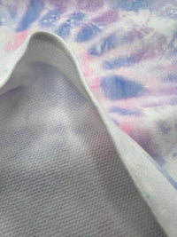 Pastel Mix Tie Dye French Terry Stretch Loopback Fabric - T9 Fabrics