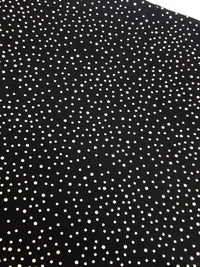 Peach Spotty Print Viscose Elastane Fabric - T9 Fabrics