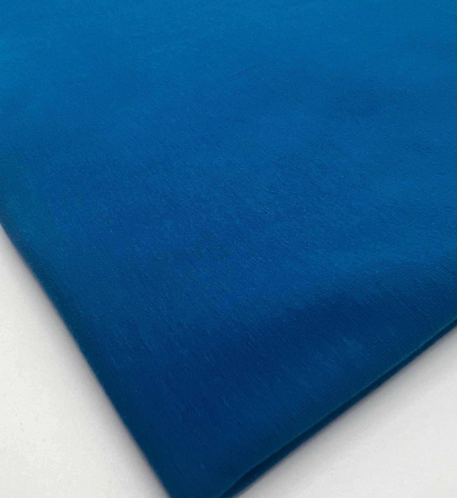 Peacock Blue Cotton Stretch Jersey 240 GSM 92/8 Lycra 4 Way Stretch - T9 Fabrics