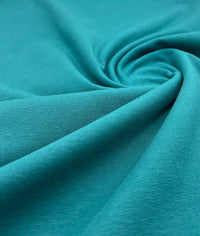 Petrol Green Cotton Stretch Jersey 240 GSM 92/8 Lycra 4 Way Stretch - T9 Fabrics