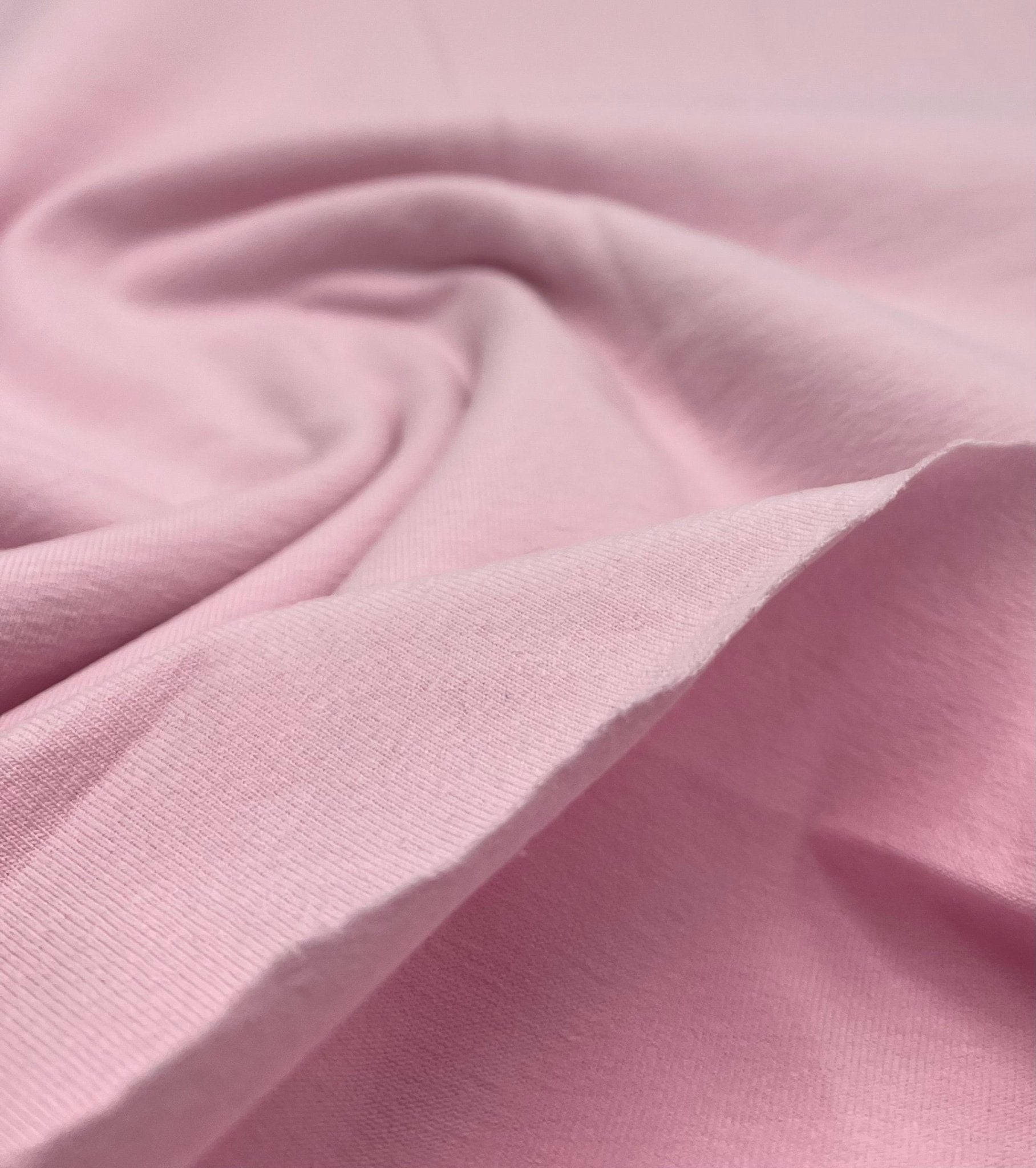Pink Cotton Stretch Jersey 200 GSM 95/5 Lycra 4 Way Stretch - T9 Fabrics