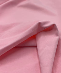 Pink Plain Cotton Stretch Jersey 240 GSM 92/8 Lycra Jersey, 4 Way Stretch, Sold By Metre - T9 Fabrics