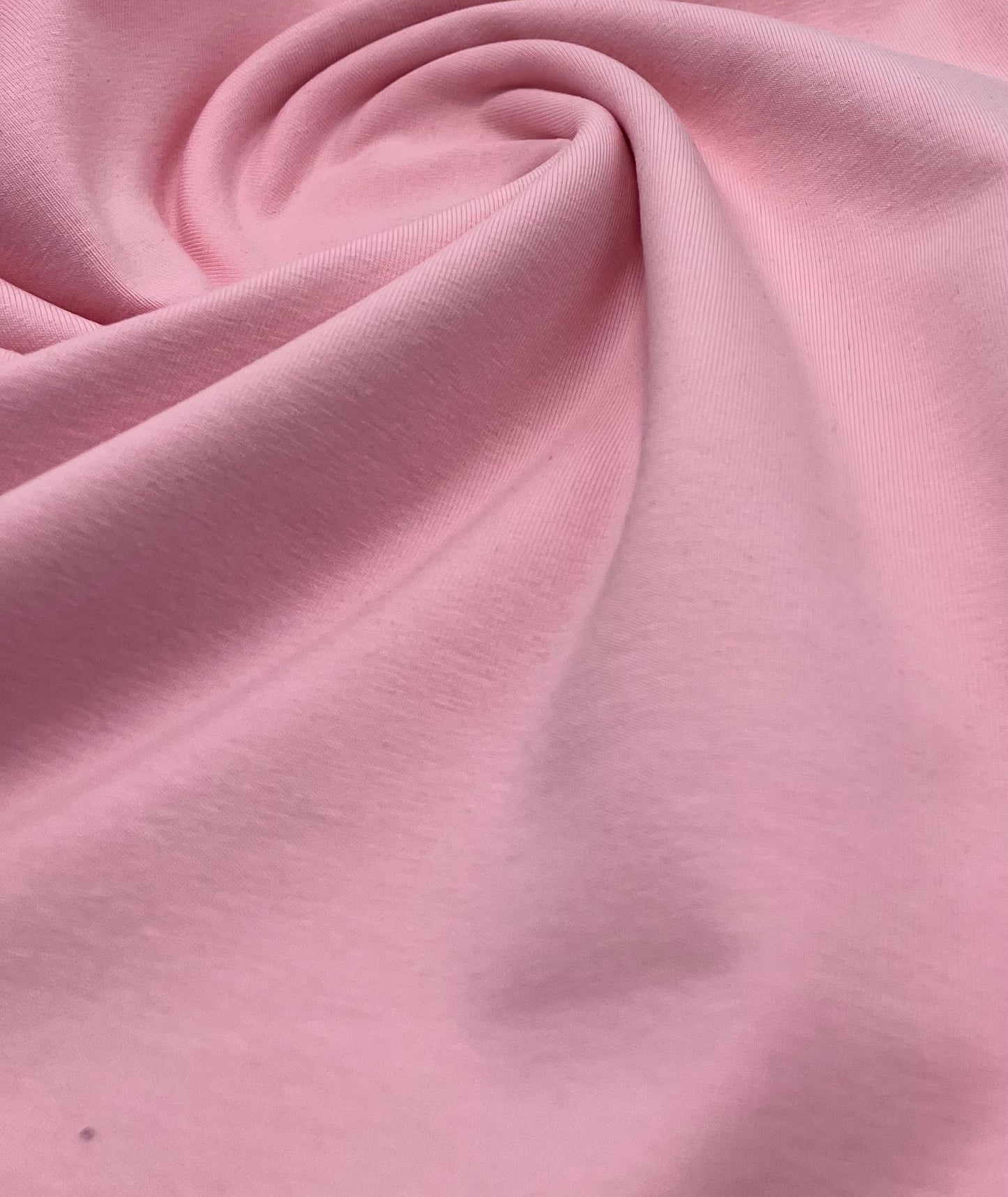 Pink Plain Cotton Stretch Jersey 240 GSM 92/8 Lycra Jersey, 4 Way Stretch, Sold By Metre - T9 Fabrics