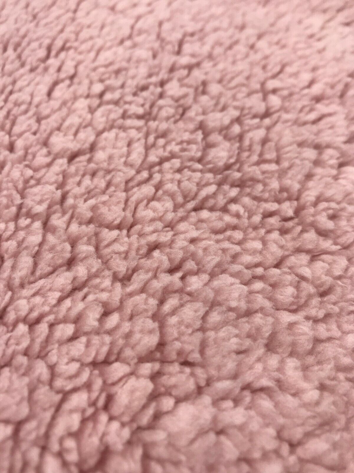 Pink Sherpa Fleece Fluffy Borg Faux Fur Fabric - T9 Fabrics