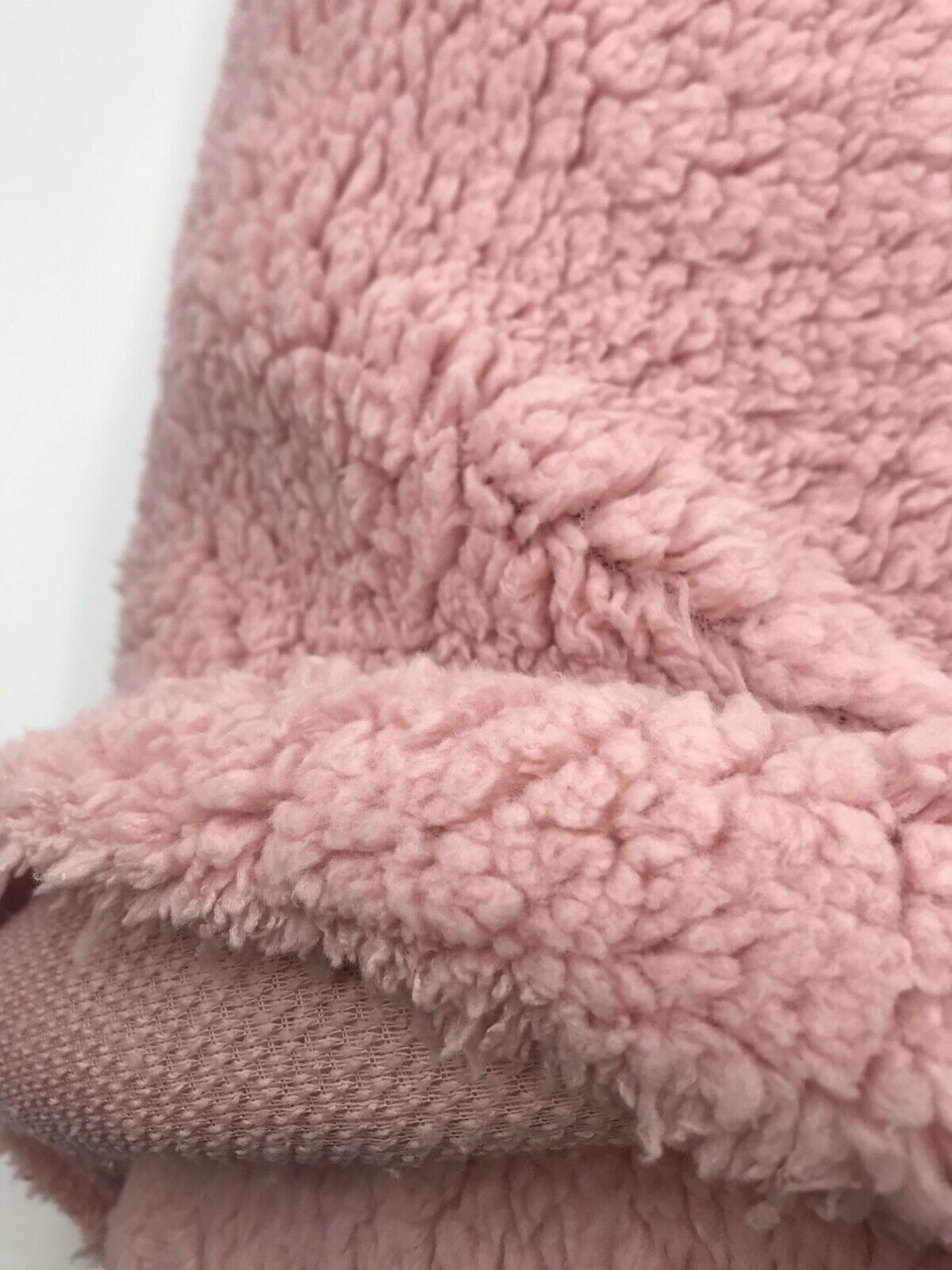 Pink Sherpa Fleece Fluffy Borg Faux Fur Fabric - T9 Fabrics