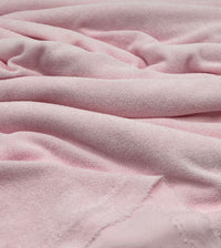 Pink Terry Towelling Polyester Stretch Dress Craft Fabric - T9 Fabrics