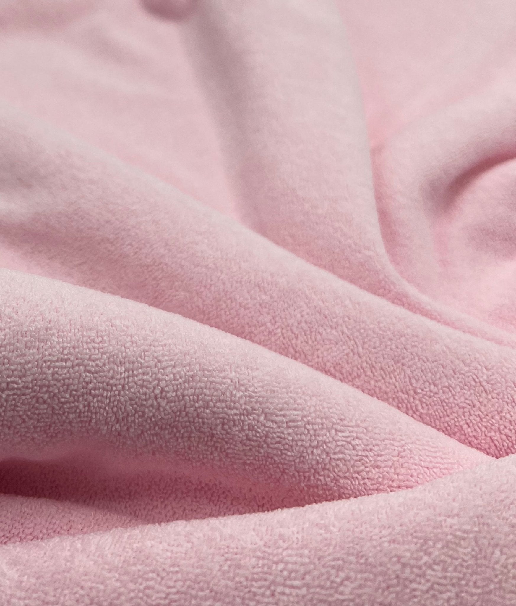 Pink Terry Towelling Polyester Stretch Dress Craft Fabric - T9 Fabrics