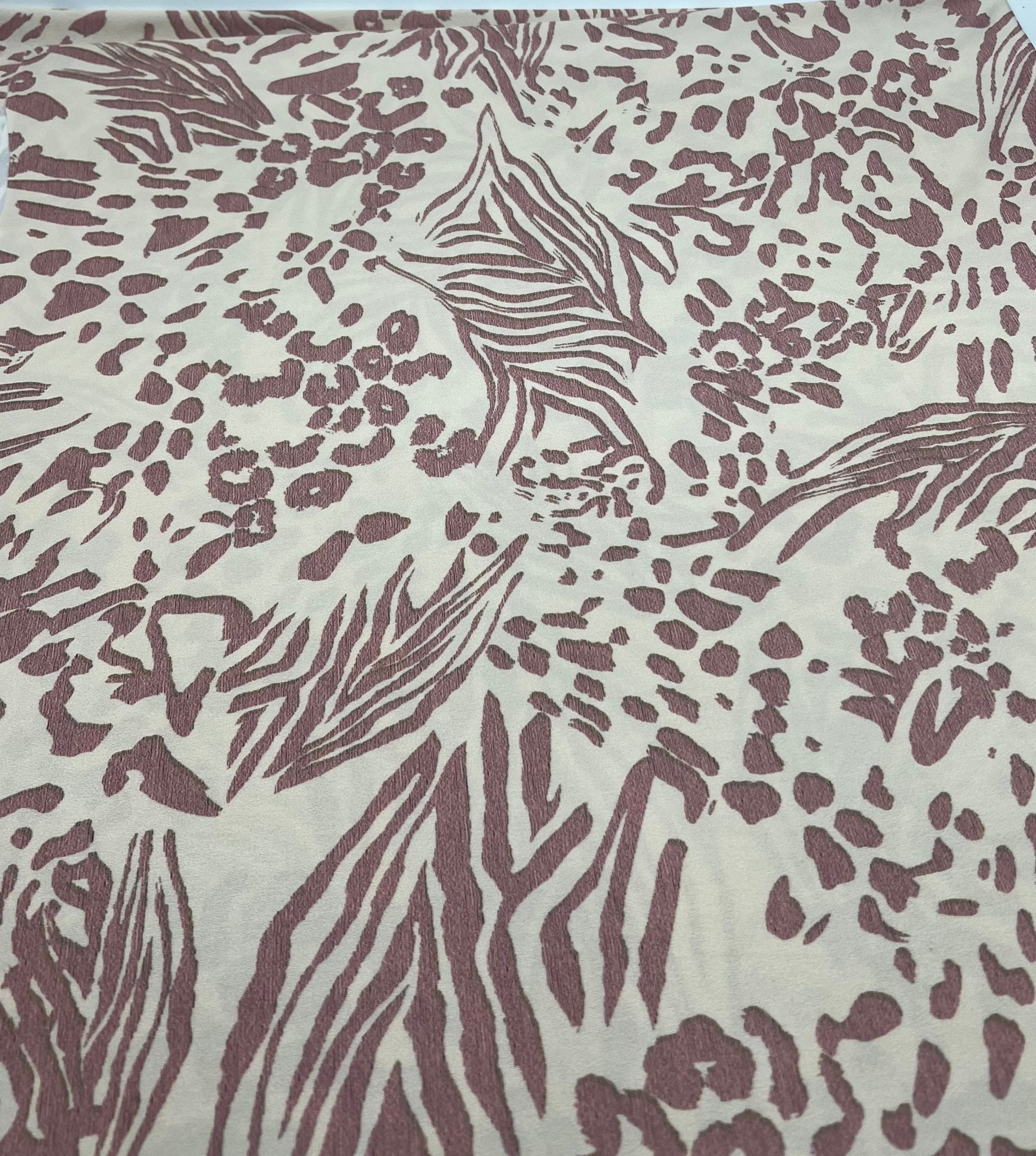 Pink Zebra Animal Print Soft Touch 4 Way Stretch Fabric - T9 Fabrics