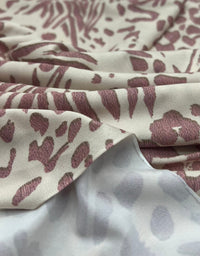 Pink Zebra Animal Print Soft Touch 4 Way Stretch Fabric - T9 Fabrics