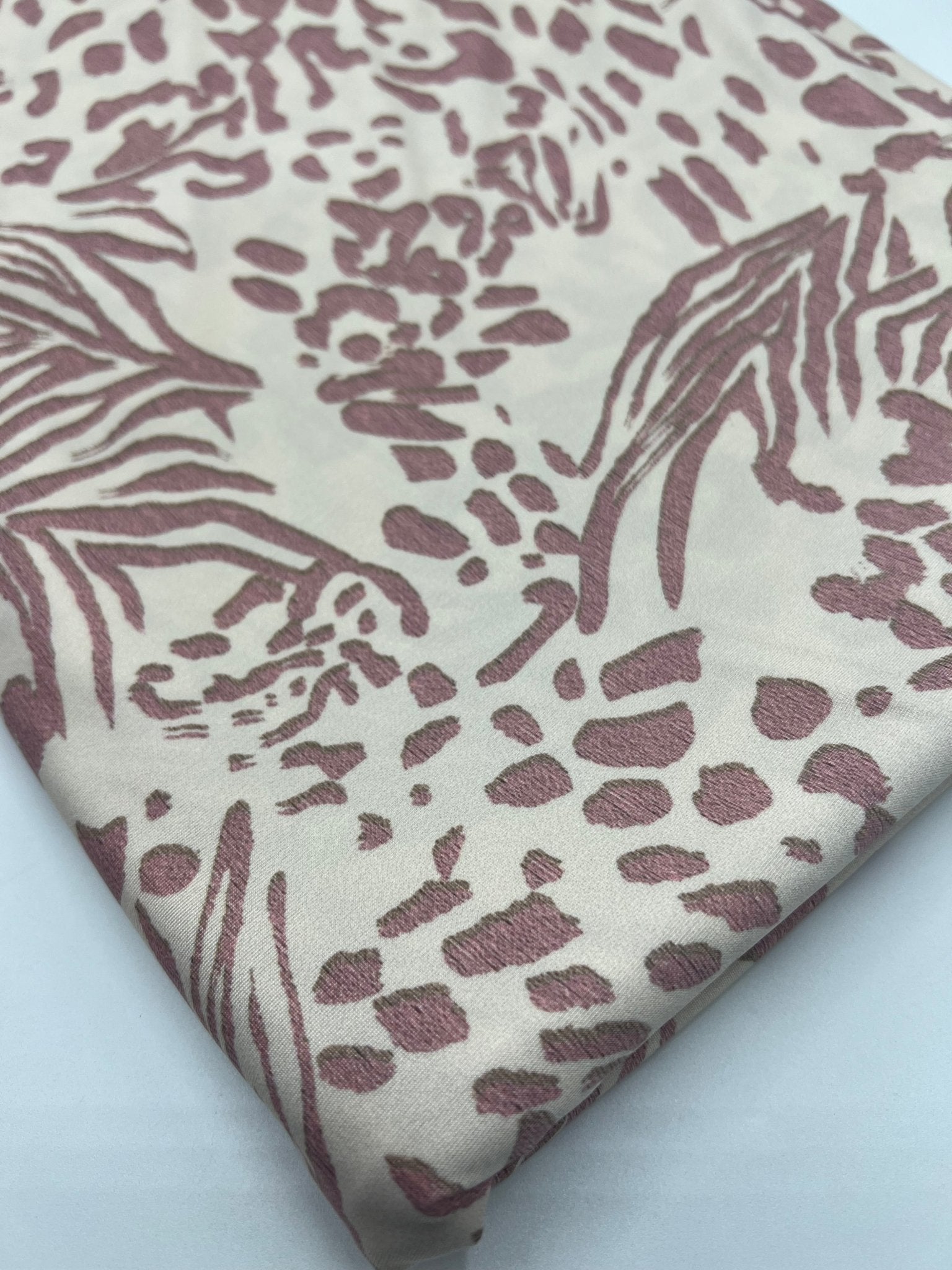 Pink Zebra Animal Print Soft Touch 4 Way Stretch Fabric - T9 Fabrics