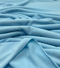Plain Baby Blue ITY 4 Way Stretch Fabric - T9 Fabrics