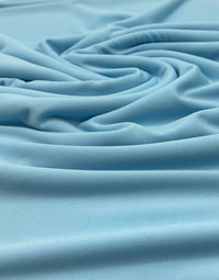 Plain Baby Blue ITY 4 Way Stretch Fabric - T9 Fabrics