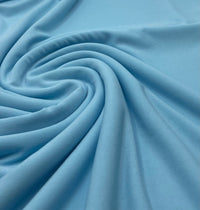 Plain Baby Blue ITY 4 Way Stretch Fabric - T9 Fabrics