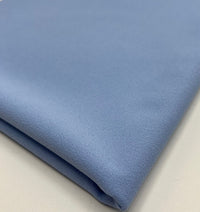 Plain Baby Blue Scuba Crepe Stretch Jersey Fabric 4 Way Stretch - T9 Fabrics
