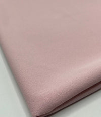 Plain Baby Pink Scuba Crepe Stretch Jersey Fabric 4 Way Stretch - T9 Fabrics