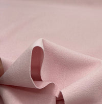 Plain Baby Pink Scuba Crepe Stretch Jersey Fabric 4 Way Stretch - T9 Fabrics