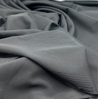 Plain Black Mesh Fabric Stretch - T9 Fabrics