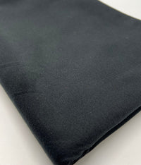 Plain Black Ponte 4 Way Stretch Fabric - T9 Fabrics