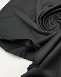 Plain Black Ponte Fabric - T9 Fabrics