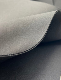 Plain Black Scuba Foam 3D Mono Scuba Stretch Fabric - T9 Fabrics