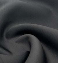 Plain Black Scuba Foam 3D Mono Scuba Stretch Fabric - T9 Fabrics