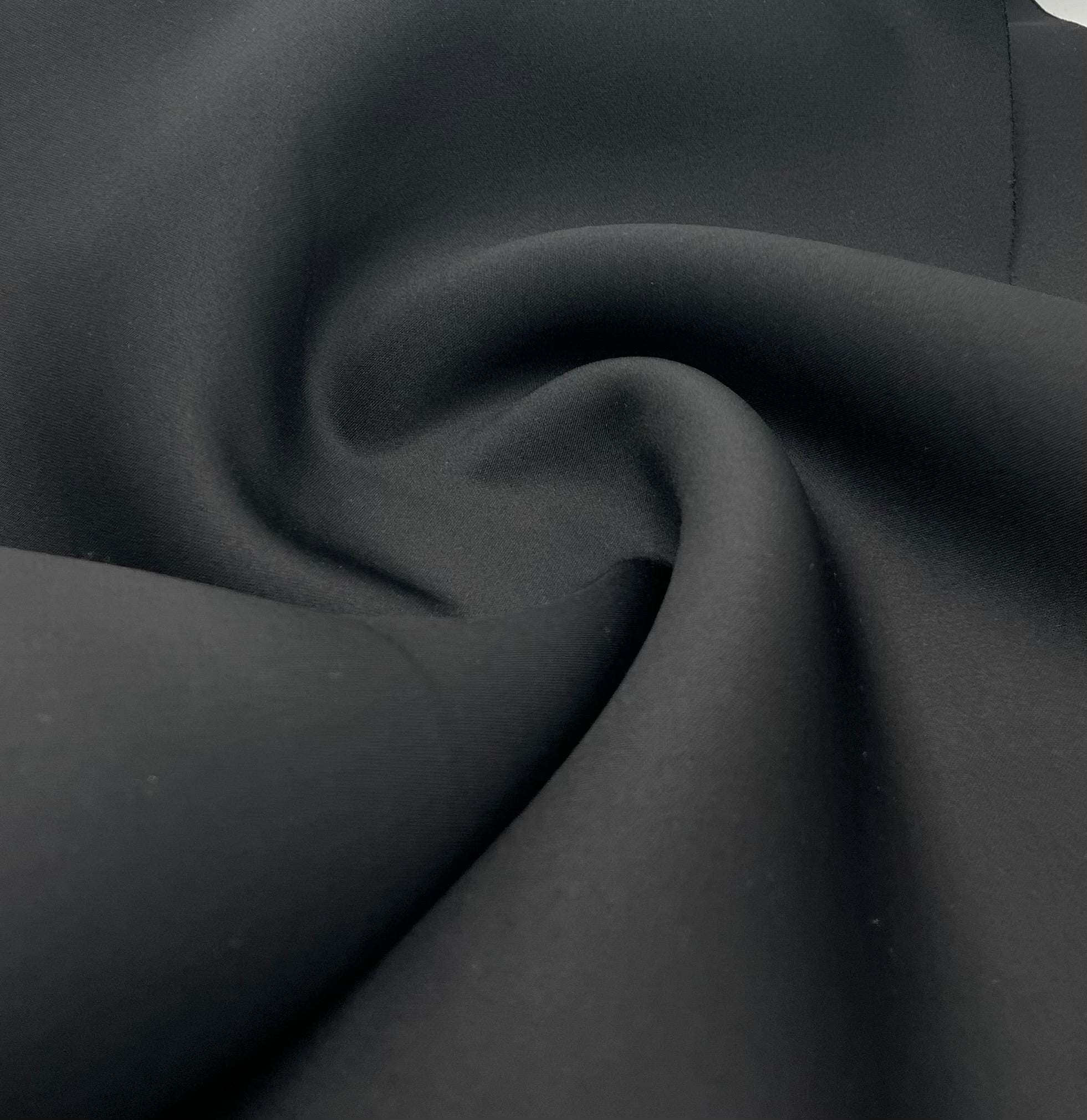 Plain Black Scuba Foam 3D Mono Scuba Stretch Fabric - T9 Fabrics
