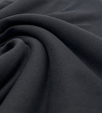 Plain Black Ultra Super Soft 4 Way Stretch Fabric - T9 Fabrics