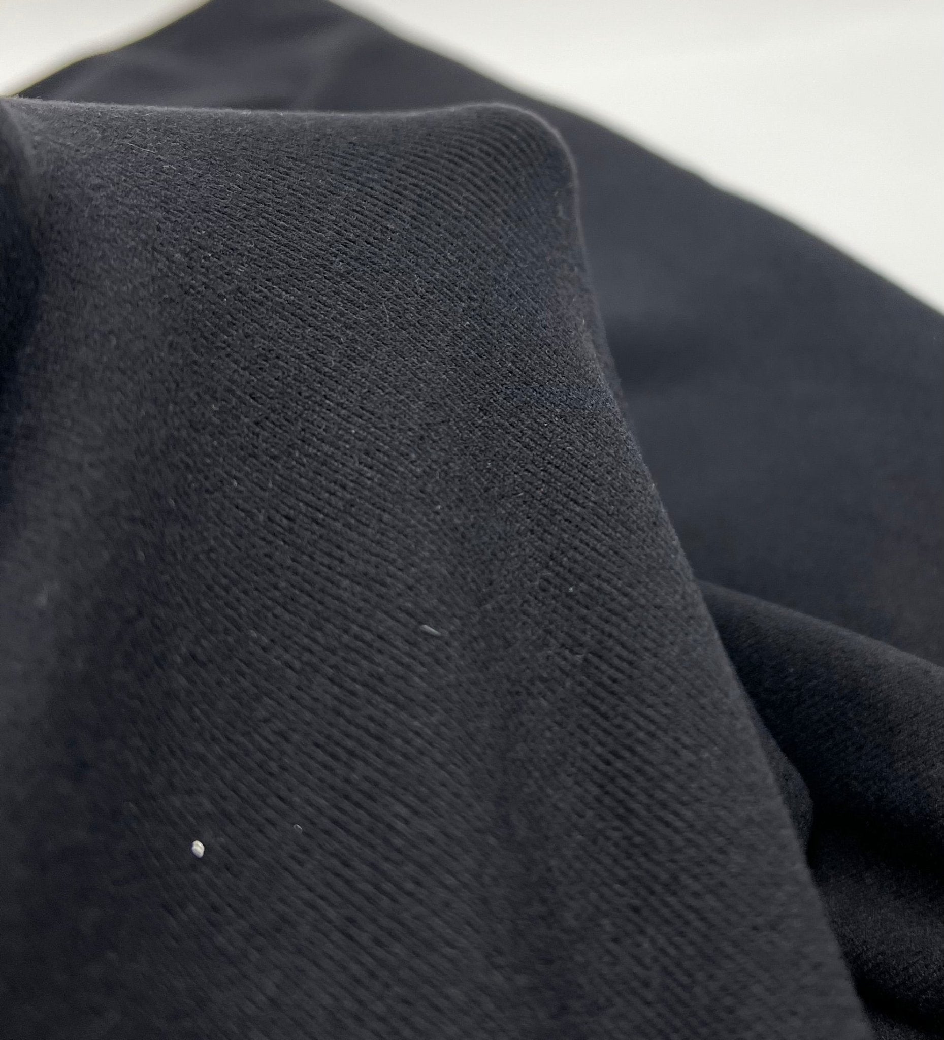 Plain Black Ultra Super Soft 4 Way Stretch Fabric - T9 Fabrics
