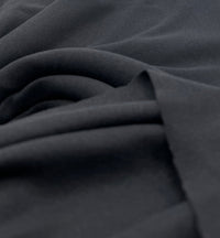 Plain Black Ultra Super Soft 4 Way Stretch Fabric - T9 Fabrics