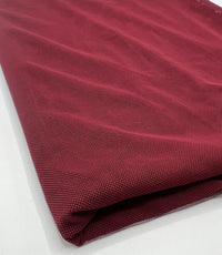 Plain Burgundy Mesh Fabric Stretch - T9 Fabrics