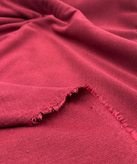Plain Burgundy Ponte 2 Way Stretch Fabric - T9 Fabrics