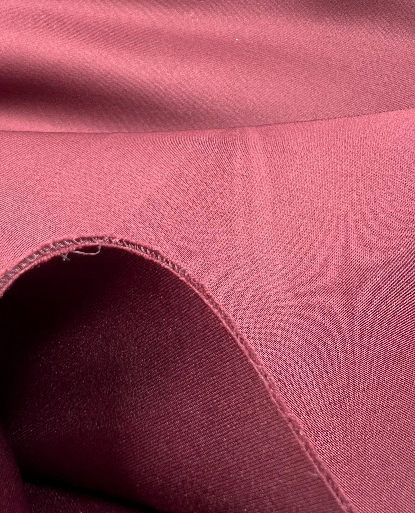 Plain Burgundy Scuba Foam 3D Mono Scuba Stretch Fabric - T9 Fabrics