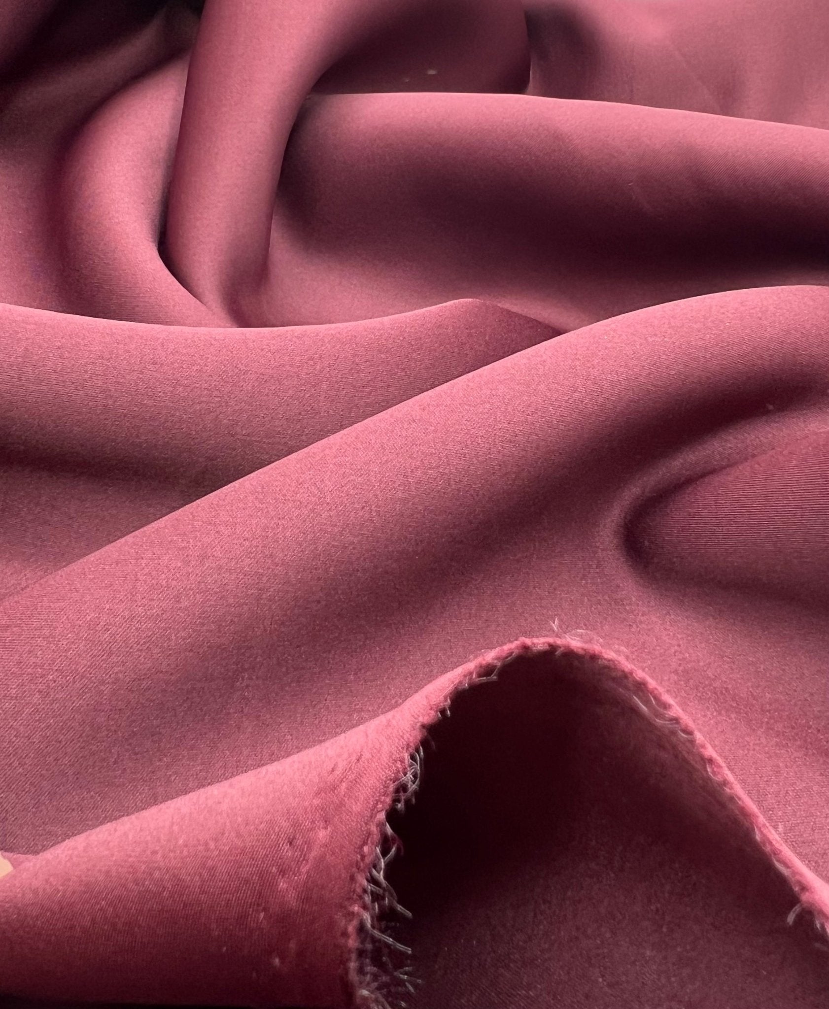 Plain Burgundy Scuba Foam 3D Mono Scuba Stretch Fabric - T9 Fabrics