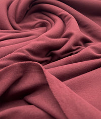 Plain Burgundy Ultra Super Soft 4 Way Stretch Fabric - T9 Fabrics