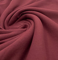 Plain Burgundy Ultra Super Soft 4 Way Stretch Fabric - T9 Fabrics