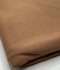 Plain Camel Viscose Elastane Fabric 4 Way Stretch Jersey - T9 Fabrics