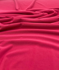 Plain Cerise Hot Pink ITY 4 Way Stretch Fabric - T9 Fabrics
