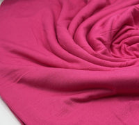 Plain Cerise Hot Pink Viscose Elastane Fabric 4 Way Stretch Jersey - T9 Fabrics