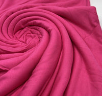 Plain Cerise Hot Pink Viscose Elastane Fabric 4 Way Stretch Jersey - T9 Fabrics